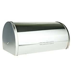 galashield bread box stainless steel|Amazon.com: Stainless Steel Bread Box.